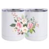 10 oz. White Stainless Steel Short Tumbler Thumbnail
