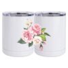10 oz. White Stainless Steel Short Tumbler Thumbnail