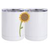 10 oz. White Stainless Steel Short Tumbler Thumbnail