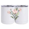 10 oz. White Stainless Steel Short Tumbler Thumbnail