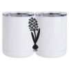 10 oz. White Stainless Steel Short Tumbler Thumbnail
