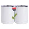 10 oz. White Stainless Steel Short Tumbler Thumbnail