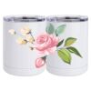 10 oz. White Stainless Steel Short Tumbler Thumbnail