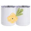10 oz. White Stainless Steel Short Tumbler Thumbnail