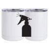 10 oz. White Stainless Steel Short Tumbler Thumbnail
