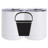 10 oz. White Stainless Steel Short Tumbler Thumbnail