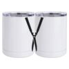 10 oz. White Stainless Steel Short Tumbler Thumbnail