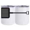 10 oz. White Stainless Steel Short Tumbler Thumbnail