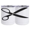 10 oz. White Stainless Steel Short Tumbler Thumbnail