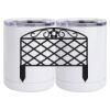 10 oz. White Stainless Steel Short Tumbler Thumbnail