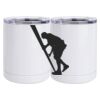 10 oz. White Stainless Steel Short Tumbler Thumbnail