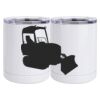 10 oz. White Stainless Steel Short Tumbler Thumbnail