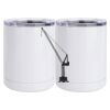 10 oz. White Stainless Steel Short Tumbler Thumbnail