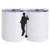 10 oz. White Stainless Steel Short Tumbler Thumbnail