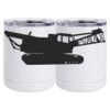 10 oz. White Stainless Steel Short Tumbler Thumbnail