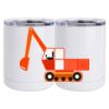 10 oz. White Stainless Steel Short Tumbler Thumbnail