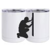 10 oz. White Stainless Steel Short Tumbler Thumbnail