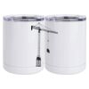 10 oz. White Stainless Steel Short Tumbler Thumbnail