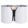 10 oz. White Stainless Steel Short Tumbler Thumbnail