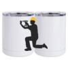 10 oz. White Stainless Steel Short Tumbler Thumbnail