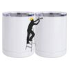 10 oz. White Stainless Steel Short Tumbler Thumbnail