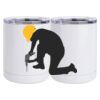 10 oz. White Stainless Steel Short Tumbler Thumbnail