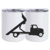 10 oz. White Stainless Steel Short Tumbler Thumbnail