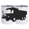 10 oz. White Stainless Steel Short Tumbler Thumbnail