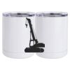 10 oz. White Stainless Steel Short Tumbler Thumbnail