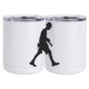 10 oz. White Stainless Steel Short Tumbler Thumbnail