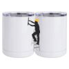 10 oz. White Stainless Steel Short Tumbler Thumbnail