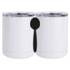 10 oz. White Stainless Steel Short Tumbler Thumbnail