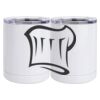 10 oz. White Stainless Steel Short Tumbler Thumbnail