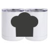 10 oz. White Stainless Steel Short Tumbler Thumbnail