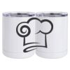 10 oz. White Stainless Steel Short Tumbler Thumbnail