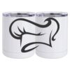 10 oz. White Stainless Steel Short Tumbler Thumbnail