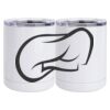 10 oz. White Stainless Steel Short Tumbler Thumbnail