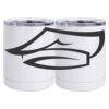 10 oz. White Stainless Steel Short Tumbler Thumbnail