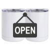 10 oz. White Stainless Steel Short Tumbler Thumbnail