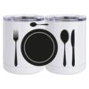10 oz. White Stainless Steel Short Tumbler Thumbnail