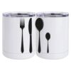 10 oz. White Stainless Steel Short Tumbler Thumbnail
