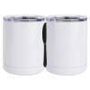 10 oz. White Stainless Steel Short Tumbler Thumbnail
