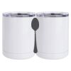 10 oz. White Stainless Steel Short Tumbler Thumbnail