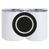 10 oz. White Stainless Steel Short Tumbler Thumbnail