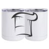 10 oz. White Stainless Steel Short Tumbler Thumbnail