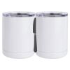 10 oz. White Stainless Steel Short Tumbler Thumbnail