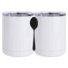 10 oz. White Stainless Steel Short Tumbler Thumbnail