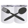 10 oz. White Stainless Steel Short Tumbler Thumbnail