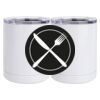 10 oz. White Stainless Steel Short Tumbler Thumbnail