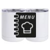 10 oz. White Stainless Steel Short Tumbler Thumbnail